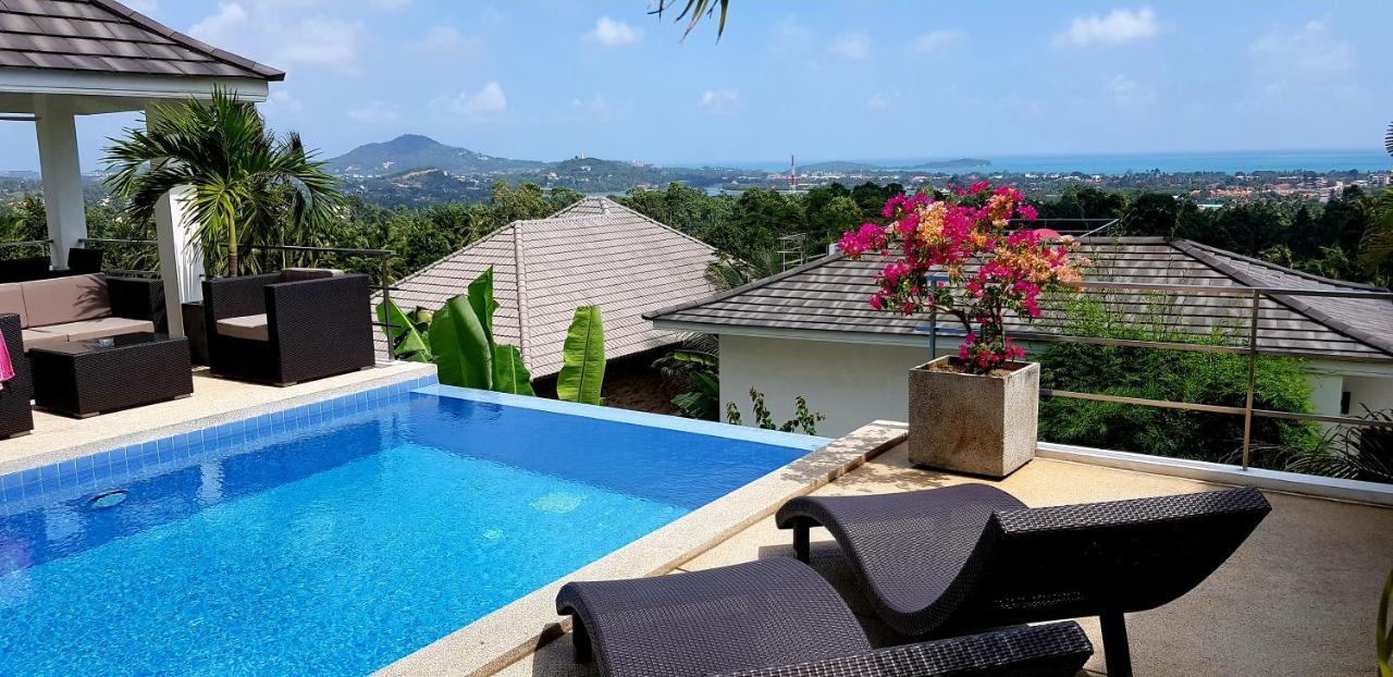 Villa Paradise, Pool And Sea View пляж Чавенг Екстер'єр фото