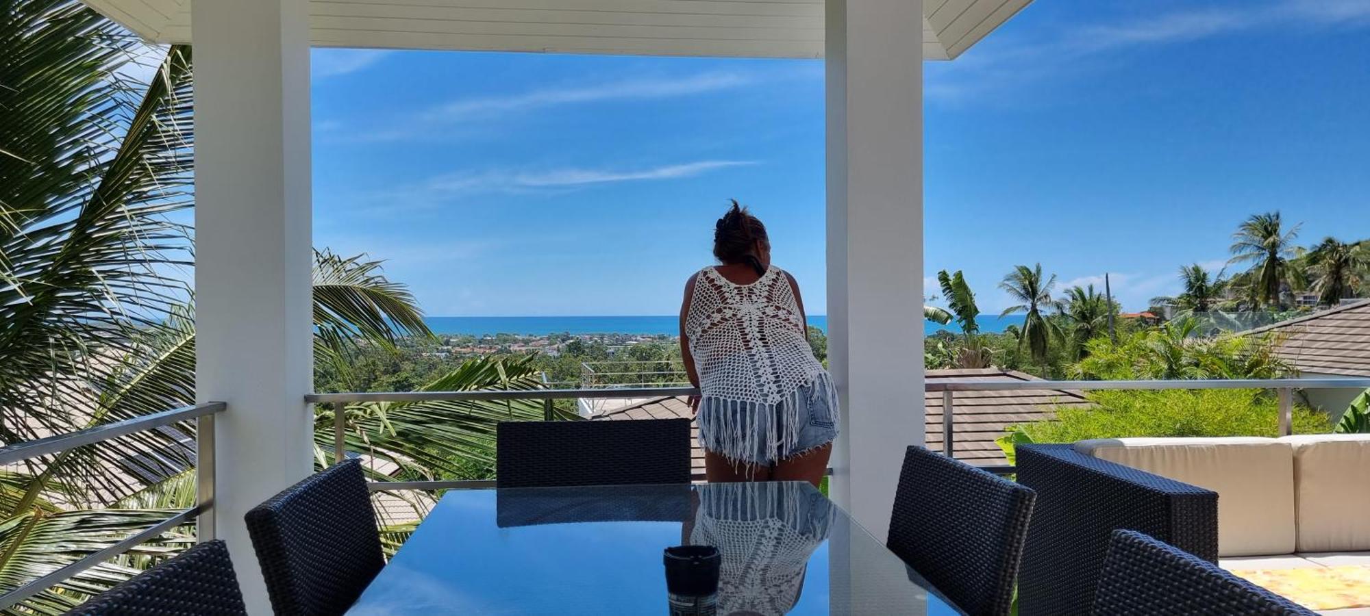 Villa Paradise, Pool And Sea View пляж Чавенг Екстер'єр фото
